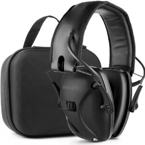 awesafe electronic shooting earmuff ear hearing protection safety ear muffs noise reduction sound amplification