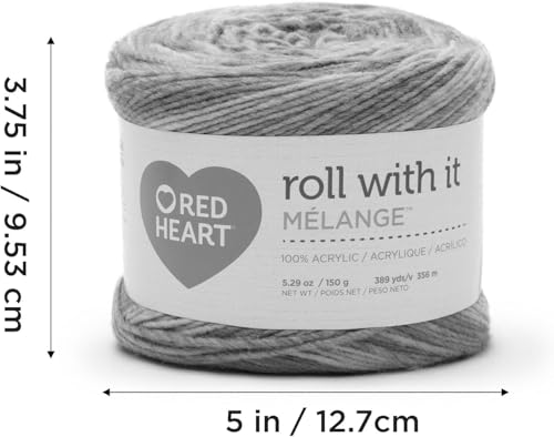 Red Heart Roll with it Melange Theater