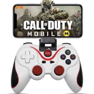 Megadream Mobile Game Controller for Android, Wireless Key Mapping Joystick Gamepad for Call of Duty & PUBG Mobile & More, Compatible for Samsung Galaxy LG HTC Other Phone Tablet, Not for iOS