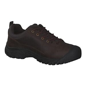 KEEN Men's Targhee 3 Oxford Casual Hiking Shoes, Dark Earth/Mulch, 15