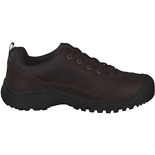 KEEN Men's Targhee 3 Oxford Casual Hiking Shoes, Dark Earth/Mulch, 15