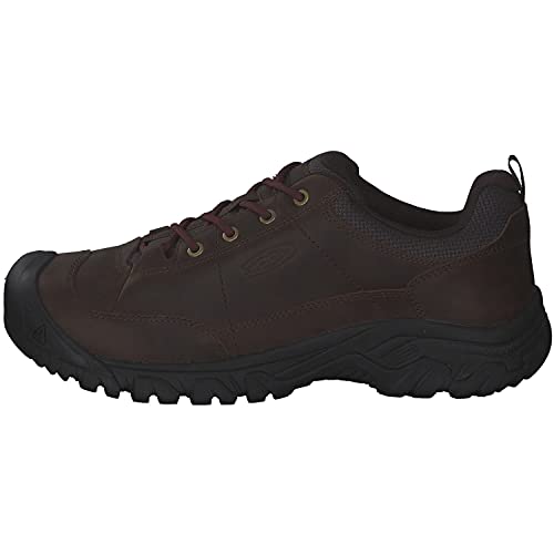 KEEN Men's Targhee 3 Oxford Casual Hiking Shoes, Dark Earth/Mulch, 15