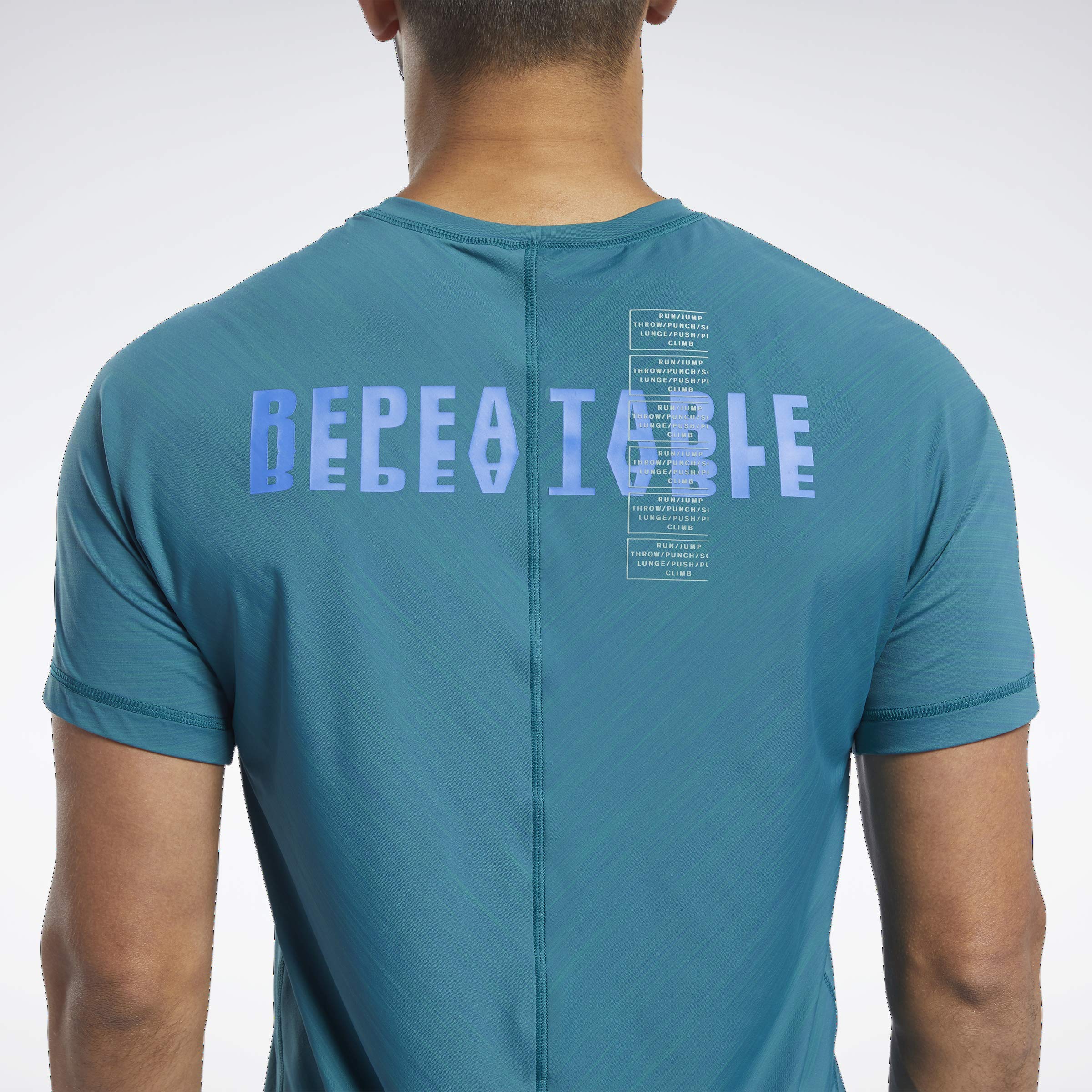 Reebok Crossfit Activchill Tee, Heritage Teal, X-Large