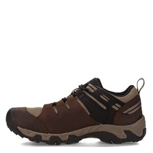 KEEN Men's Steens Vent Low Height Breathable Hiking Shoes, Brown, 10