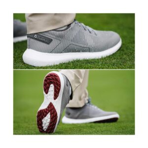 FootJoy Men's FJ Flex XP Previous Season Style Golf Shoes, Grey, 7 XW US