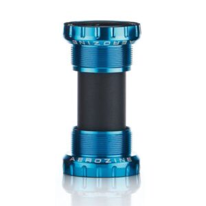 aerozine bb-08-xc-7368 mountain bike bottom bracket cycling bb for(mtb) (blue, ceramic bearing)