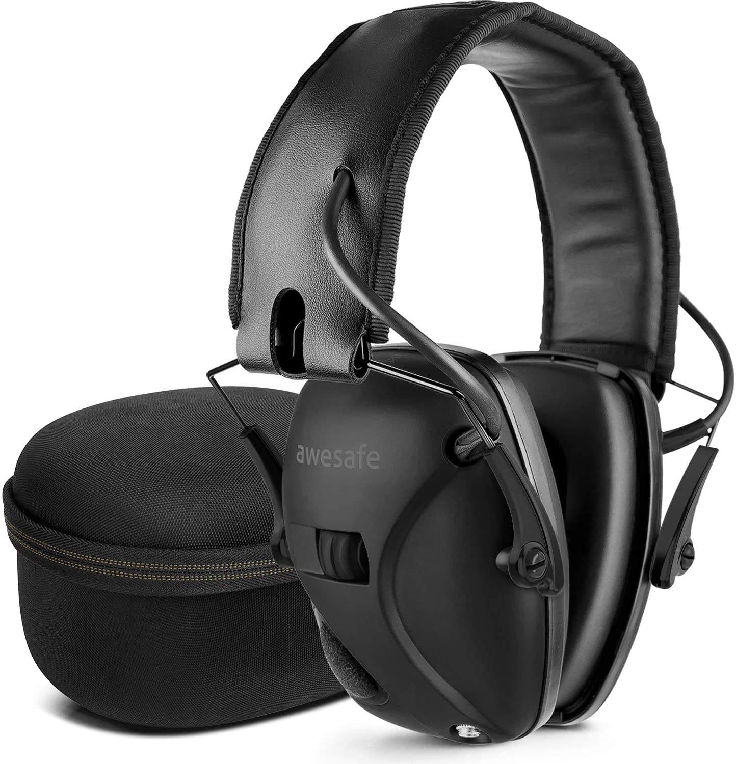 awesafe Electronic Shooting Earmuff Ear Hearing Protection Safety Ear Muffs Noise Reduction Sound Amplification