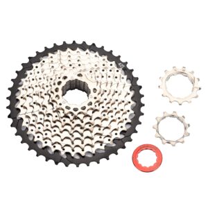 CYSKY 10 Speed Cassette 10Speed 11-42 Cassette Fit for Mountain Bike, Road Bicycle, MTB, BMX, Sram Sunrace Shimano ultegra xt (Light Weight)