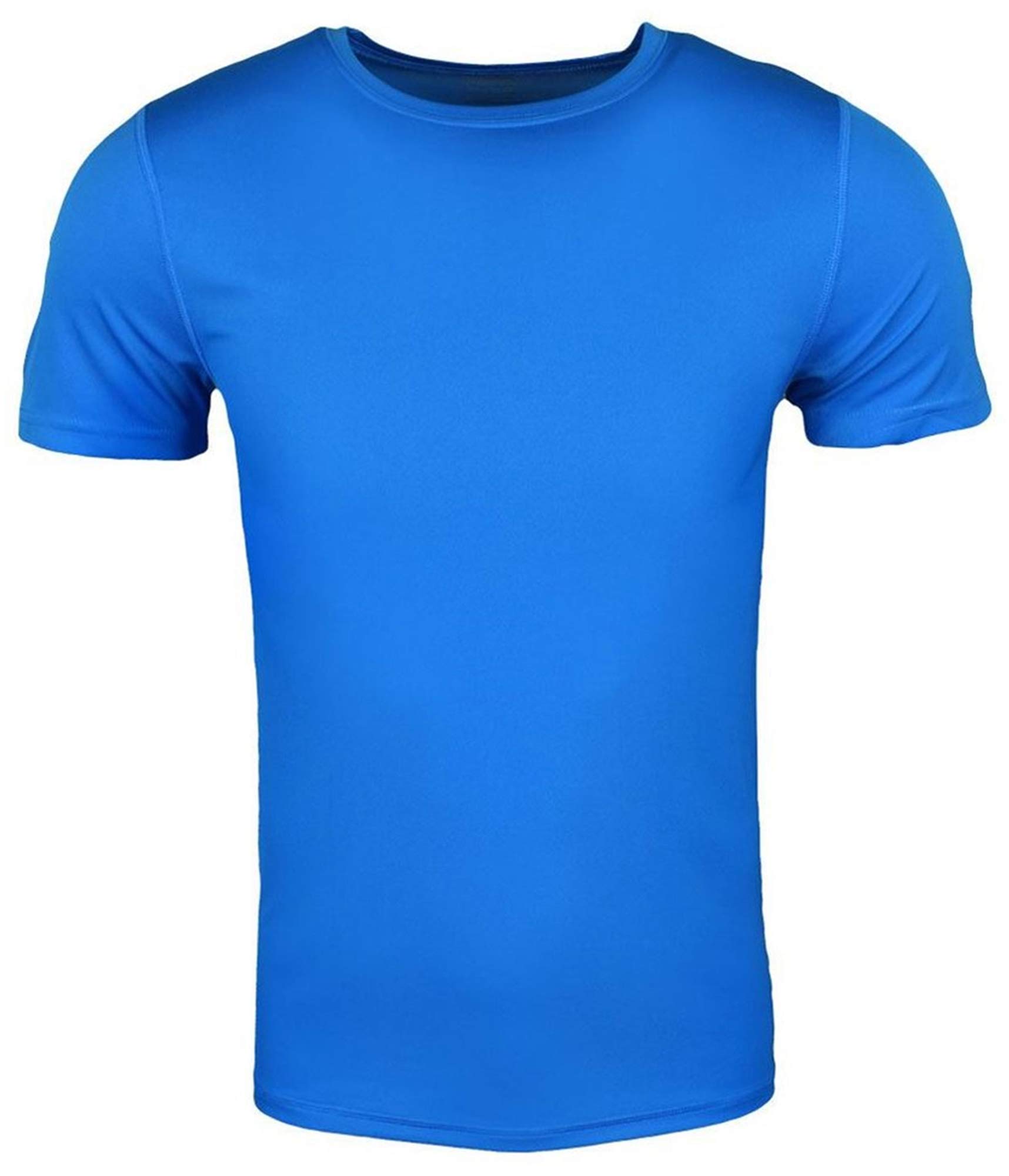 Reebok Mens Performance Base Layer Basic T-Shirt, Blue, Small