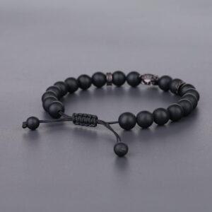 COAI Matte Onyx Leopard Bracelet