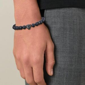 COAI Matte Onyx Leopard Bracelet