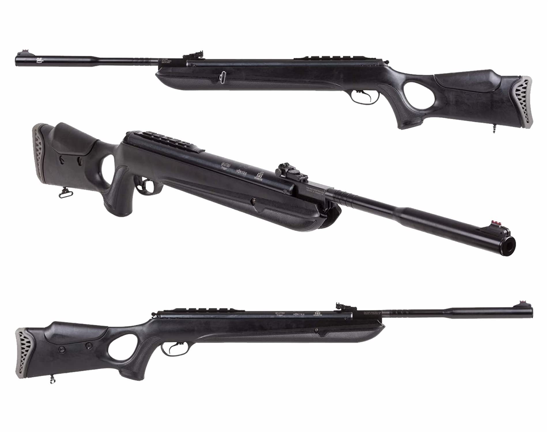 Hatsan Mod 130S Carnivore .30 Cal 600 FPS / 34 FPE - Big bore Break Barrel Air Rifle .30 Caliber w/Vortex Piston & QuietEnergy (QE)| Medium Game air Gun + Wearable4U Pack of 100x Pellets Bundle