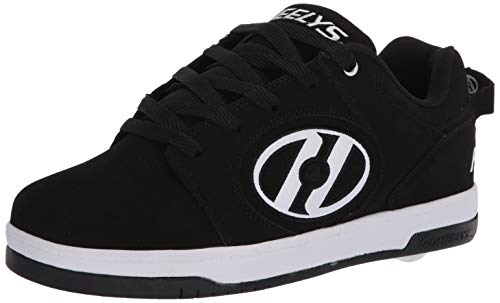 Heelys Men's Voyager Tennis Shoe, Balck/White, 9 M US