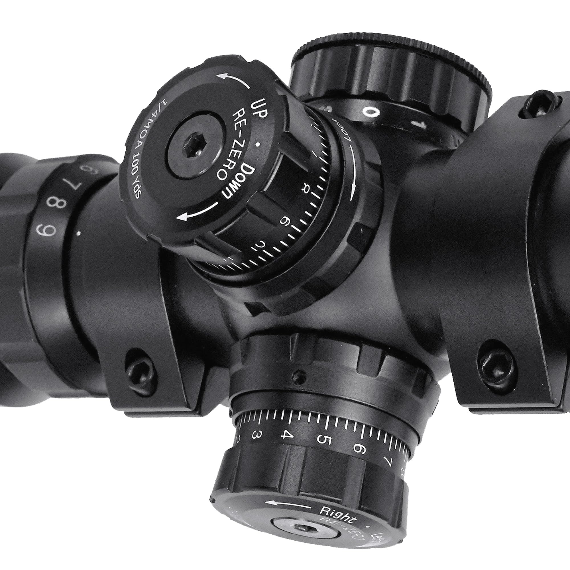 Barska AC13268 Contour Scope 3-9x42 Illuminated Trace MOA Reticle with Rings, Black, One Size