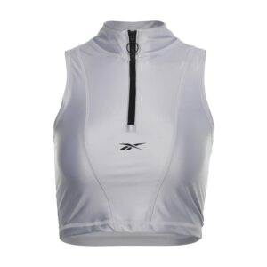 reebok shiny lycra crop, sterling grey, 1x16w