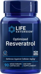 life extension optimized resveratrol, 90 vegetarian capsules