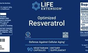 Life Extension Optimized Resveratrol, 90 Vegetarian Capsules