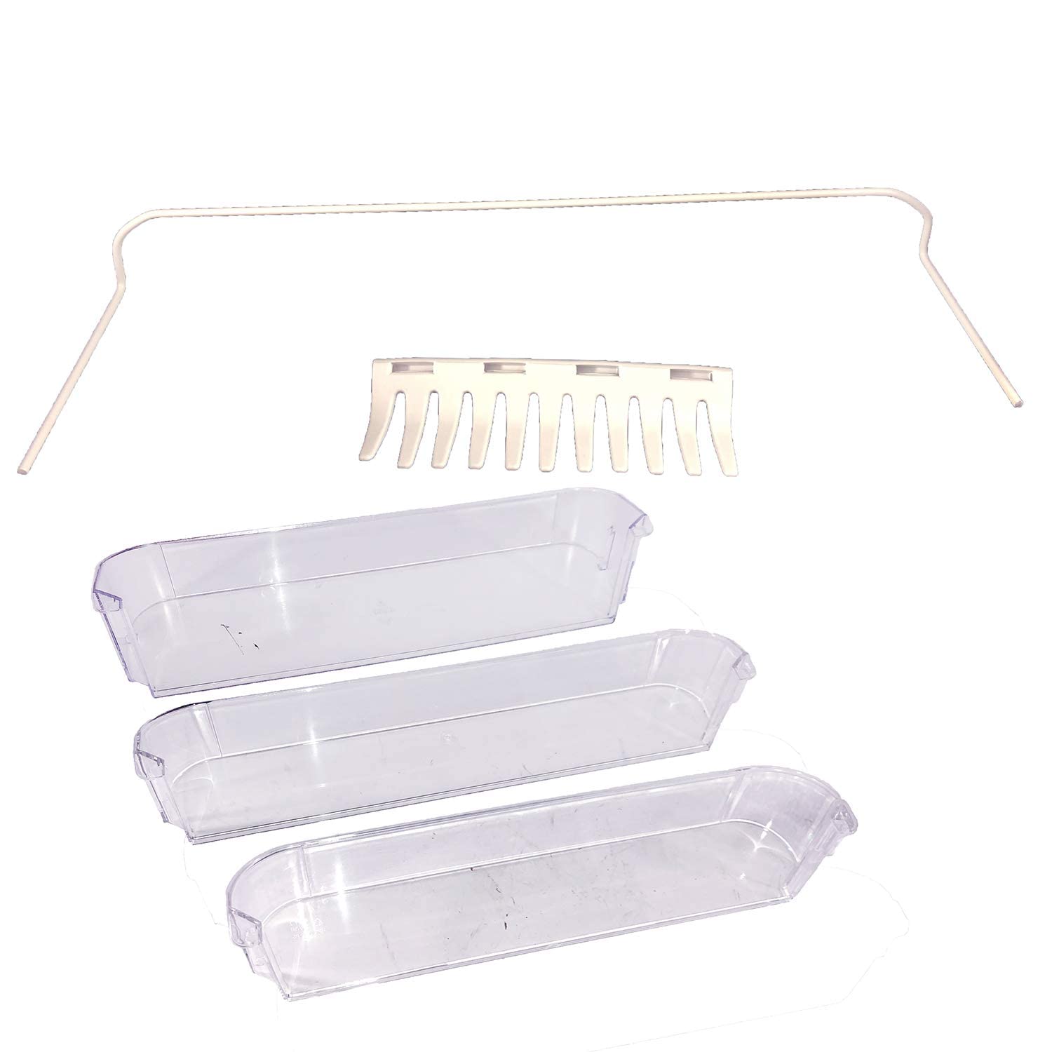 Dometic 29325760655 Refrigerator Door Shelf 5-Piece Kit - Clear