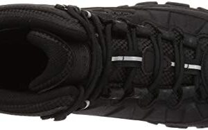 KEEN mens Targhee Exp Mid Wp Hiking Boot, Black, 8.5 US