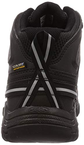 KEEN mens Targhee Exp Mid Wp Hiking Boot, Black, 8.5 US