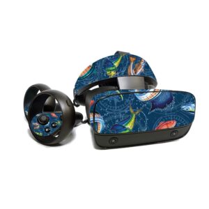 mightyskins skin for oculus rift s - saltwater compass | protective, durable, and unique vinyl decal wrap cover | easy to apply, remove, and change styles | made in the usa