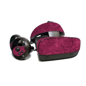 mightyskins skin for oculus rift s - pink gravel | protective, durable, and unique vinyl decal wrap cover | easy to apply, remove, and change styles | made in the usa