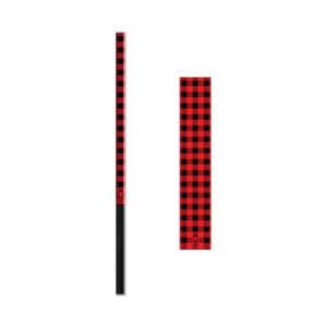 bohning 7" traditional arrow wraps, standard, red flannel