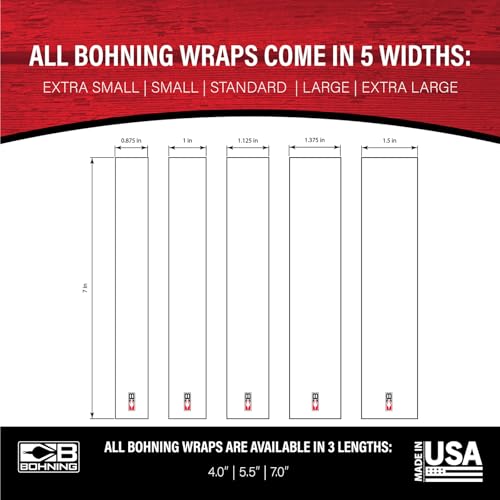 Bohning 7" Traditional Arrow Wraps, Standard, Red Flannel