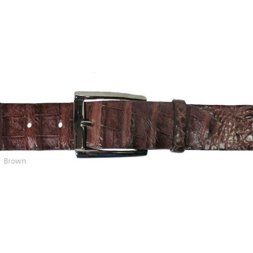 Genuine Hornback Crocodile Handmade 1 ½” Bronco Belts