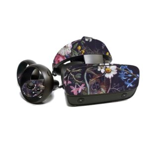 mightyskins skin for oculus rift s - midnight blossom | protective, durable, and unique vinyl decal wrap cover | easy to apply, remove, and change styles | made in the usa