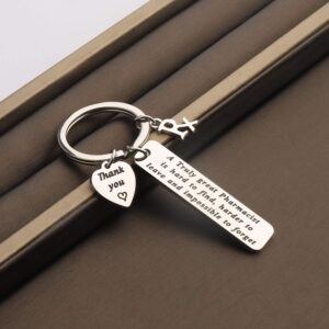 ENSIANTH Pharmacist keychain A Truly Great Pharmacist is Hard to Find Keychin Pharmacist Appreciation Gift Pharmacist Graduation Gift (Pharmacist Keychain)