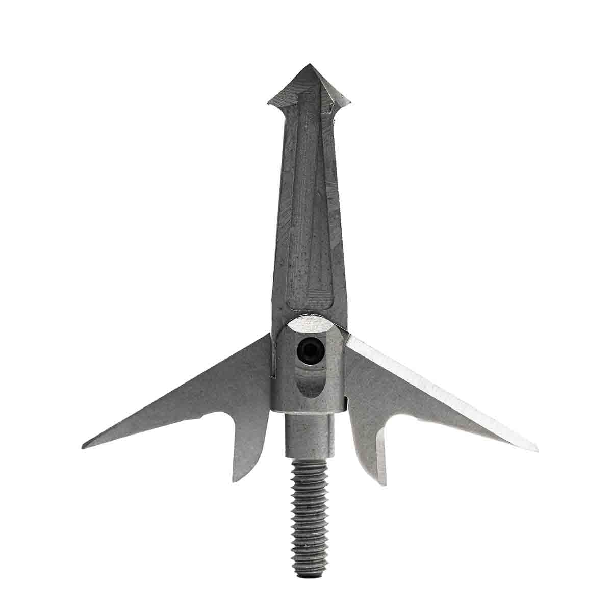 Swhacker Levi Morgan Series 2-Blade All Steel Broadhead 1.75" 125 Grain Pack.