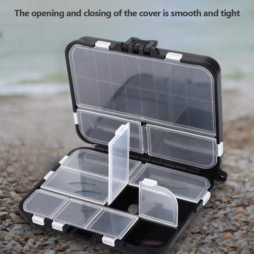 Jacksking Lure Box, 26 Slots Fishing Baits Box Lures Holder Hooks Tackle Storage Case Accessory