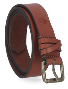 timberland womens casual leather belt for jeans, brown (criss cross), medium (33-39)