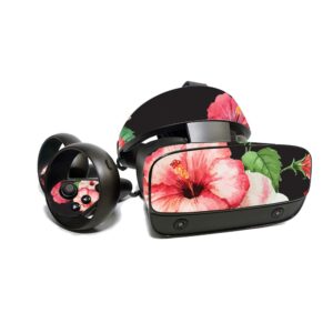 mightyskins skin for oculus rift s - hibiscus | protective, durable, and unique vinyl decal wrap cover | easy to apply, remove, and change styles | made in the usa