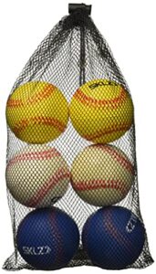 sklz foam training baseballs, 6-pack