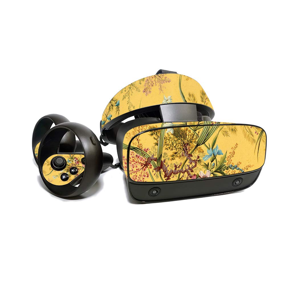 MightySkins Skin for Oculus Rift S - Yellow Marble End | Protective, Durable, and Unique Vinyl Decal wrap Cover | Easy to Apply, Remove, and Change Styles | Made in The USA