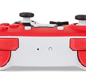 PowerA Enhanced Wireless Controller for Nintendo Switch: Pokemon Poke Ball Red - Nintendo Switch, Nintendo Switch Lite, Gamepad, game controller, Bluetooth controller, AA Battery