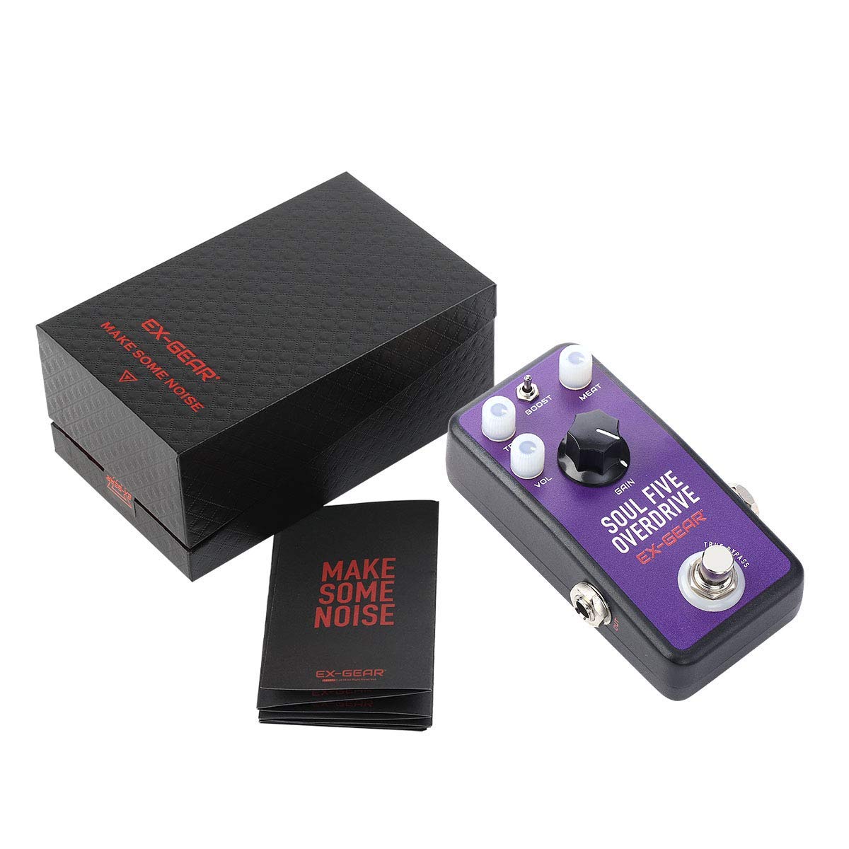 Soul Five Overdrive Guitar Pedal used for Rock, Fusion, Jazz and Blues.