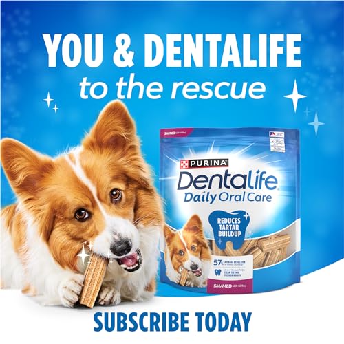 Dentalife DentaLife Made in USA Facilities Small/Medium Dog Dental Chews, Daily - (2) 47 ct. Pouches