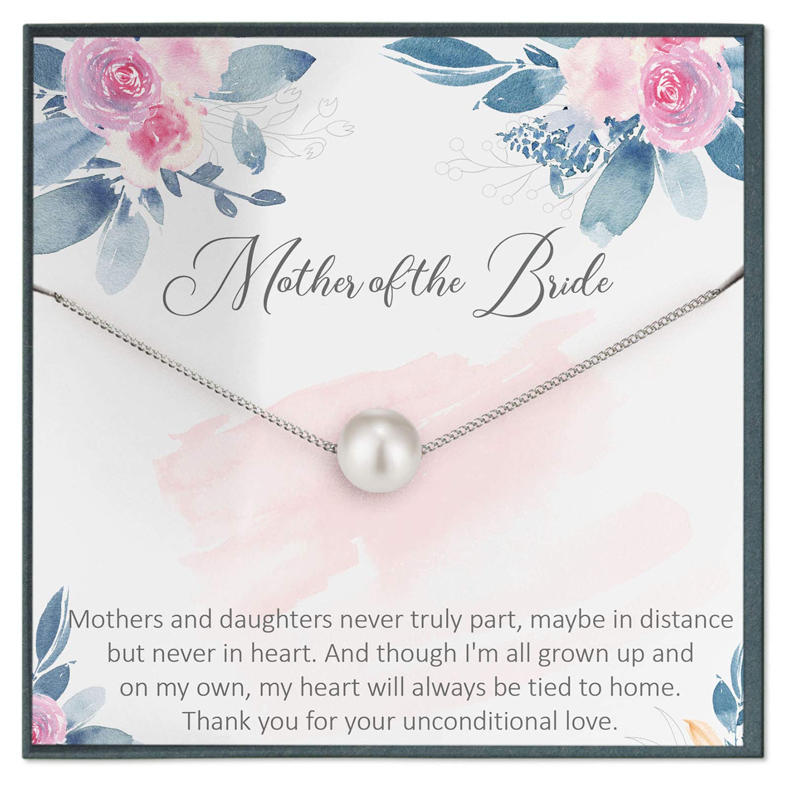 Mother of The Bride Gift from Daughter Mother of The Bride Necklace from Bride Wedding Gift for Mom of Bride Gift to Mom