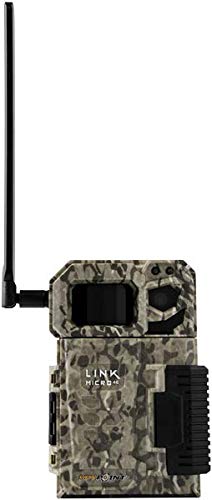 SPYPOINT Link-Micro-V Cellular MMS Infrared Trail Camera 4G/LTE with CA-01 Long Range Antenna, 10MP HD Video and Free 2 Year Warranty