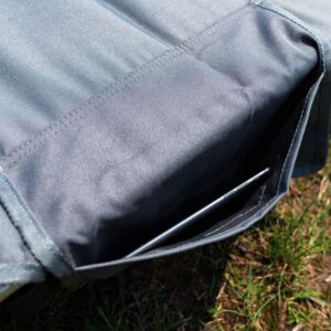 Ultralight Portable Folding Single Camp Tent Cot Bed Aluminium Alloy Metal Frame Heavy Duty Include Storage Bag for Indoor Outdoor Hiking Fishing Hunting Car Travel for Adult or Kids