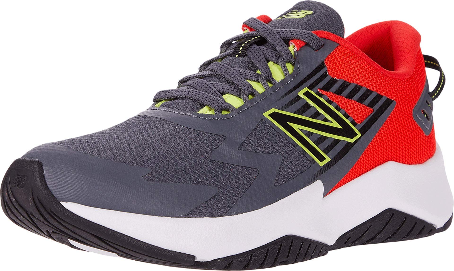 New Balance Kids Boy's Rave Run v1 (Little Kid/Big Kid) Lead/Neo Flame 2.5 Little Kid M