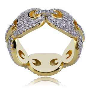 Moca Jewelry Iced Out Personalized Fashion Ring 18K Gold Plated Bling CZ Simulated Diamond Hip Hop Ring for Men Women (8)