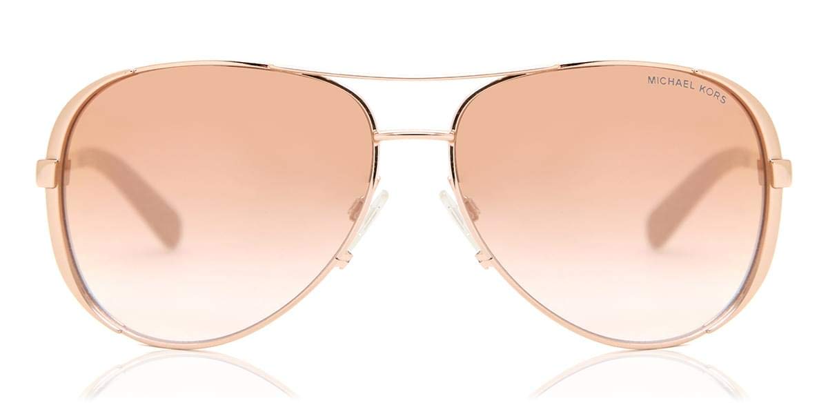 Michael Kors MK5004-11086F Sunglasses ROSE GOLD w/ROSE GOLD GRADIENT FLASH 59mm