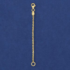 Ross-Simons 1.8mm 14kt Yellow Gold Rope-Chain Necklace Extender