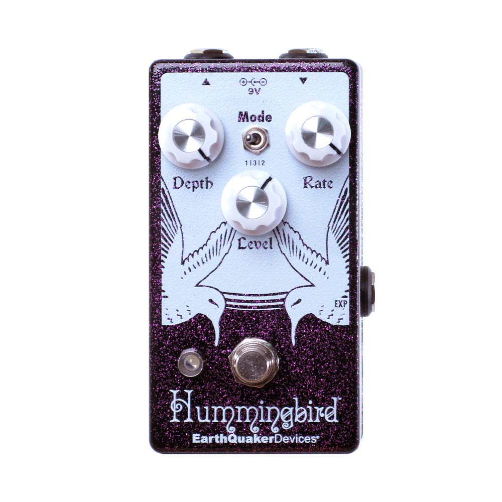 EarthQuaker Devices Hummingbird V4 Tremolo, Limited Edition Purple Sparkle