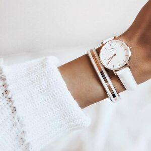 Daniel Wellington Emalie bracelet M Double Plated Stainless Steel (316L) And Enamel Rose Gold