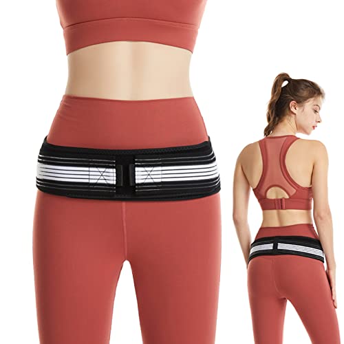 Paskyee Si Belt for Women and Men - Stabilizing Si Brace Alleviates Inflammation Pelvic Belt - Anti-Slip Si Joint Belt - Trochanter Sacroiliac Support Belt